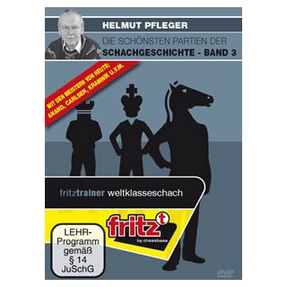 Helmut Pfleger: Die sch&ouml;nsten Partien der Schachgeschichte 3 - DVD