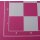 Schachplan Kunststoff, klappbar, pink/weiss
