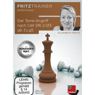 Elisabeth Pähtz: Der Torre-Angriff nach 1.d4 Sf6 2.Sf3 g6 3.Lg5 - DVD
