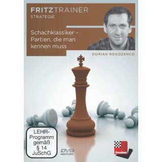 Dorian Rogozenko: Schachklassiker - Partien, die man kennen muss! - DVD
