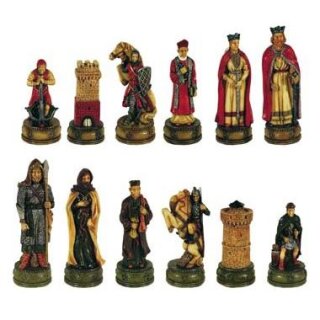 Schachfiguren "Camelot", KH 82 mm