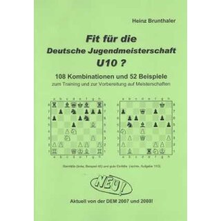 Heinz Brunthaler: Fit f&uuml;r die Deutsche Jugendmeisterschaft U10