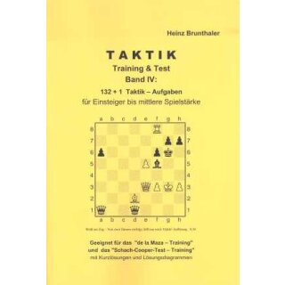 Heinz Brunthaler: Taktik - Training & Test / Band 4