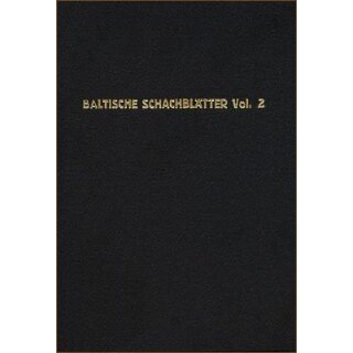 F. Amelung: Baltische Schachbl&auml;tter Vol. 2