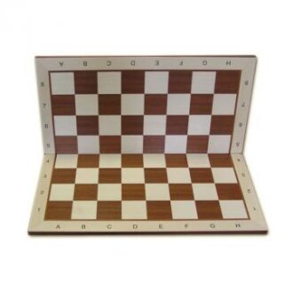 Turnier Schach mit Figuren 5, Nr. 95 aus Holz, Schachspiel 49x49x3,2 c