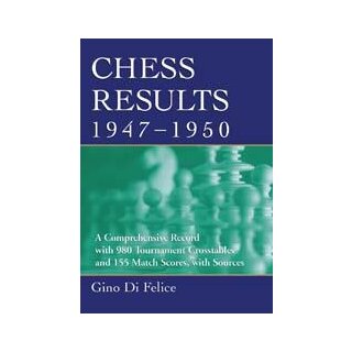 Gino Di Felice: Chess Results, 1947 - 1950