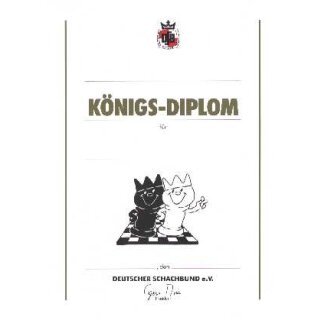 Diplom des DSB - Königsdiplom