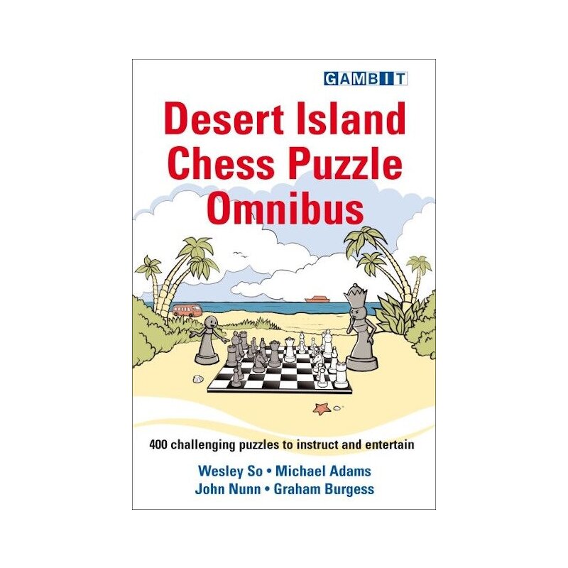 John Nunn, Graham Burgess Desert Island Chess Puzzle Omnibus, 21,95