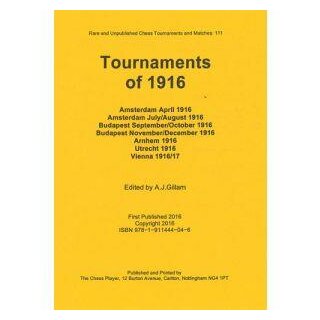 Anthony J. Gillam: Tournaments of 1916