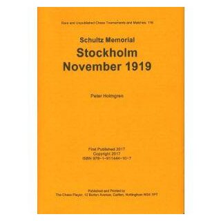 Peter Holmgren: Stockholm November 1919