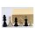 Schachfiguren Staunton-Form, KH 76 mm, schwarz