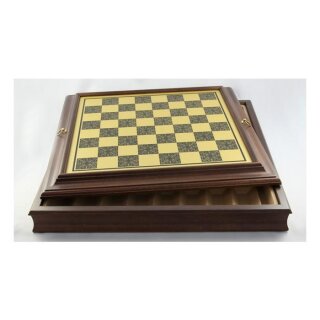 Schachspiel aus Holz 49 x 49 cm Schach 