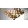 Schachset "Berliner Schach", KH 95 mm, braun, 2. Wahl