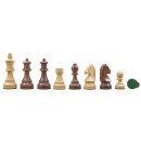 Schachfiguren Classic Staunton, KH 95 mm, mit 2 Zusatzdamen