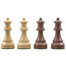 Schachfiguren Classic Staunton, KH 95 mm, mit 2 Zusatzdamen