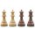 Schachfiguren Classic Staunton, KH 95 mm, mit 2 Zusatzdamen