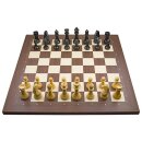 PC-Schachbrett / USB / Rosenholz / Figuren FIDE extra...
