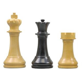 PC-Schachbrett / USB / Wenge / Figuren FIDE extra schwer / Z+B