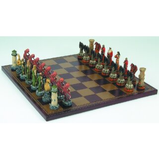 Schachfiguren "Feuer und Wasser", KH 80 mm