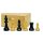 Schachfiguren Kunststoff, KH 93 mm, in Geschenkkarton