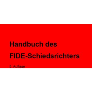 Thomas Strobl: Handbuch des FIDE-Schiedsrichters 2023