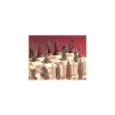 Schachfiguren geschnitzt,  KH 100 mm