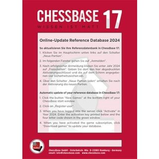Online-update reference database 2023 - Schachversand Niggemann