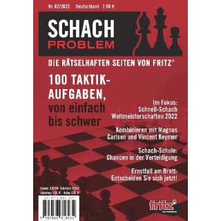 Martin Fischer: Schach Problem 2/2023 - Die rätselhaften Seiten von Fritz