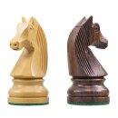 Schachfiguren Classic Staunton, Akazie und Buchsbaum, KH 96 mm