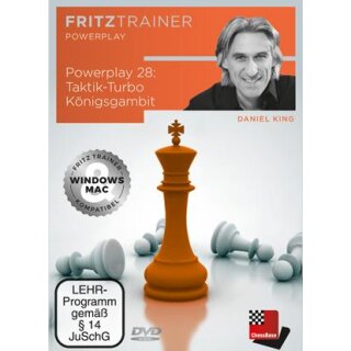 Daniel King: Power Play 28: Taktik-Turbo Königsgambit - DVD