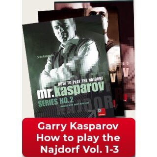 Garri Kasparow: How to play the Najdorf Vol. 1-3 (Paket) - DVD