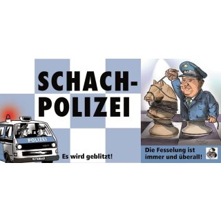 Aufkleber "Schach-Polizei"