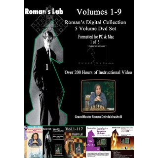 Roman Dzindzichashvili: Roman´s Lab Complete (vol. 1-117) - DVD