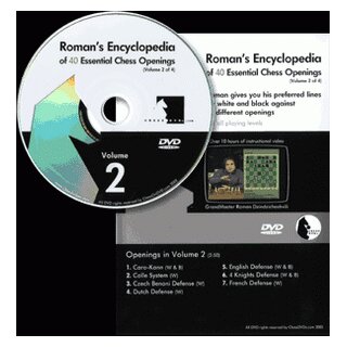 Roman Dzindzichashvili: Encyclopedia of Chess Openings 2 - DVD