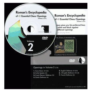 E-DVD ROMAN'S LAB - VOLUME 37 - Chess Openings