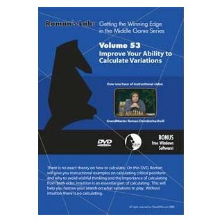 Roman Dzindzichashvili: Improve Your Ability to Calculate Variations - DVD