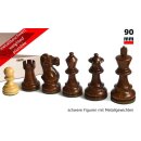 Schachfiguren Probase KH 90 mm, braun