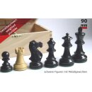 Schachfiguren Probase, KH 90 mm, schwarz