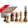 Schachfiguren &quot;Original 535 Design&quot;, braun, Stauntonform, KH 83 mm, im Holzkasten