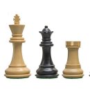 Schachfiguren Ultimate, Buchsbaum/schwarz, KH 98 mm, im...