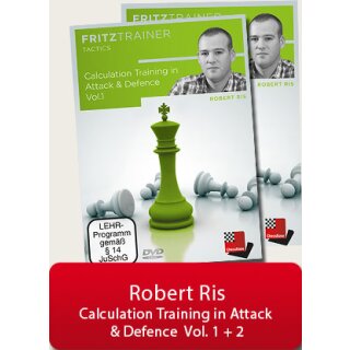 Robert Ris: Calculation Training Attack &amp; Defence Vol.1 + 2