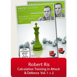 Robert Ris: Calculation Training Attack & Defence Vol.1 + 2