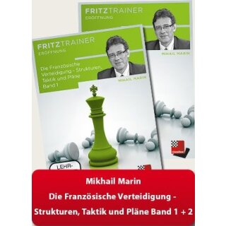 Mihail Marin: Die Französische Verteidigung - Band 1+2 - DVD