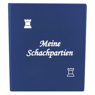 Ringbuchordner "Meine Schachpartien"