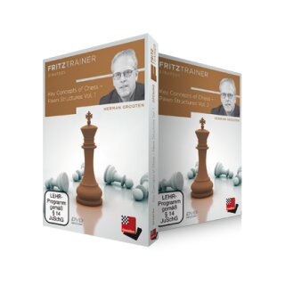 Herman Grooten: Key Concepts of Chess - Pawn Structures Vol. 1 + 2 - DVD