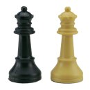 Zusatzdamen zu Schachfiguren Kunststoff beige / schwarz...