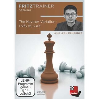 Luke Leon Mendonca: The Keymer Variation 1.Nf3 d5 2.e3 - DVD