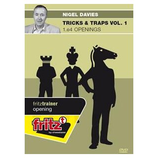 Nigel Davies: Tricks &amp; Traps Vol. 1 - 1.e4 Openings - DVD