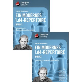 Martin Breutigam: Ein Modernes 1. d4 Repertoire - Band 1 + 2