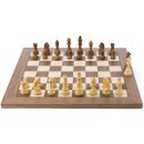 PC-Schachbrett / USB / Nussbaum / Figuren Timeless -...